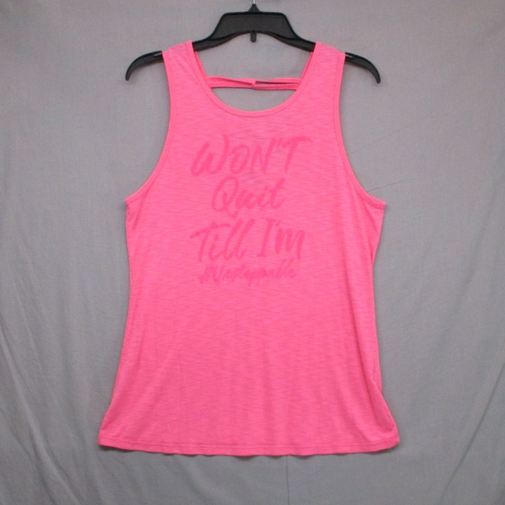Ever Tank Top Wont‎ Quit Pink Women Size | L